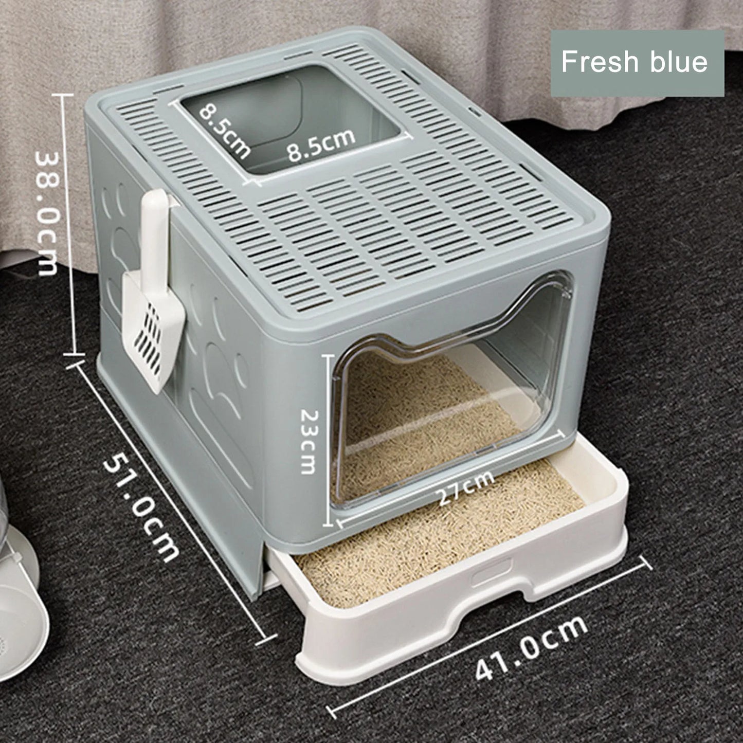 Enclosed Cat Litter Box