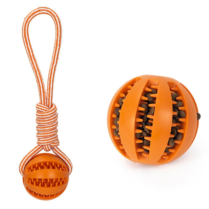 Treat Balls with Rope