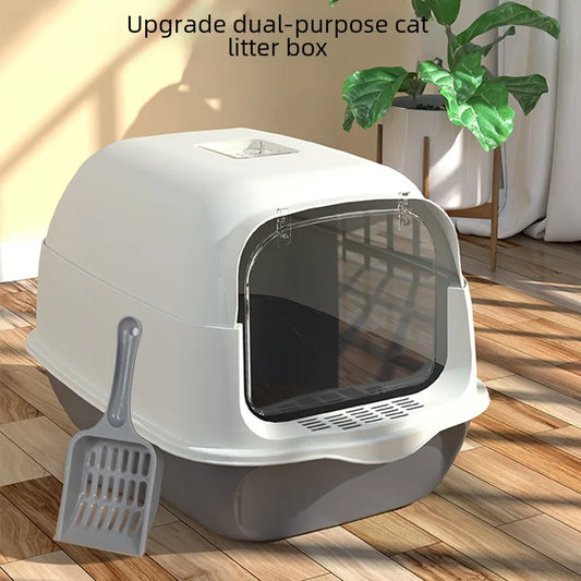 Enclosed Cat Litter Box