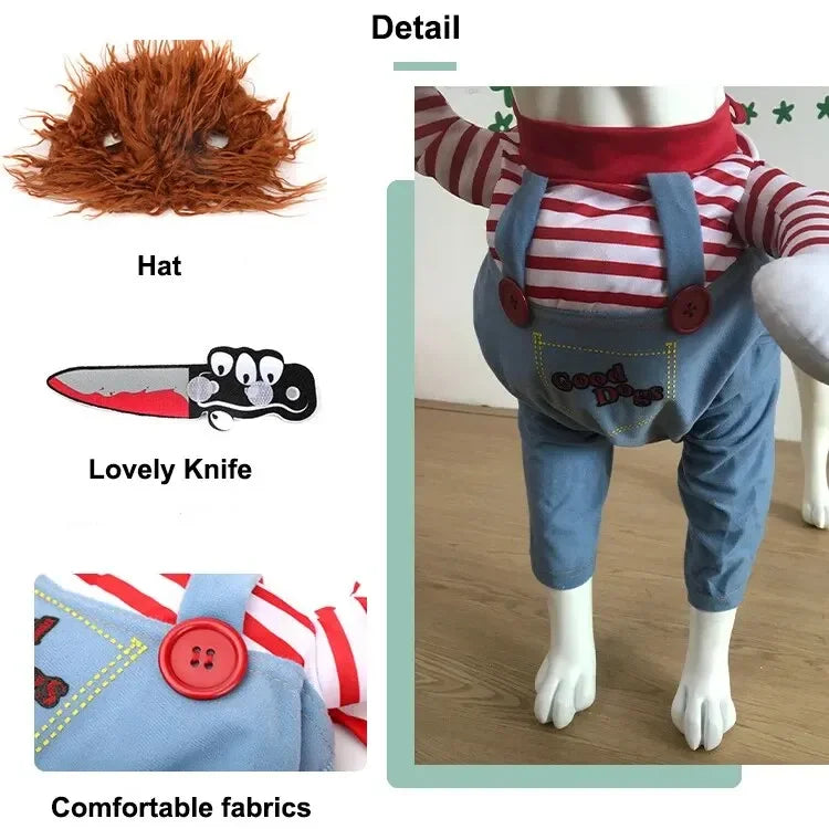 Pet Knife Holding Costume