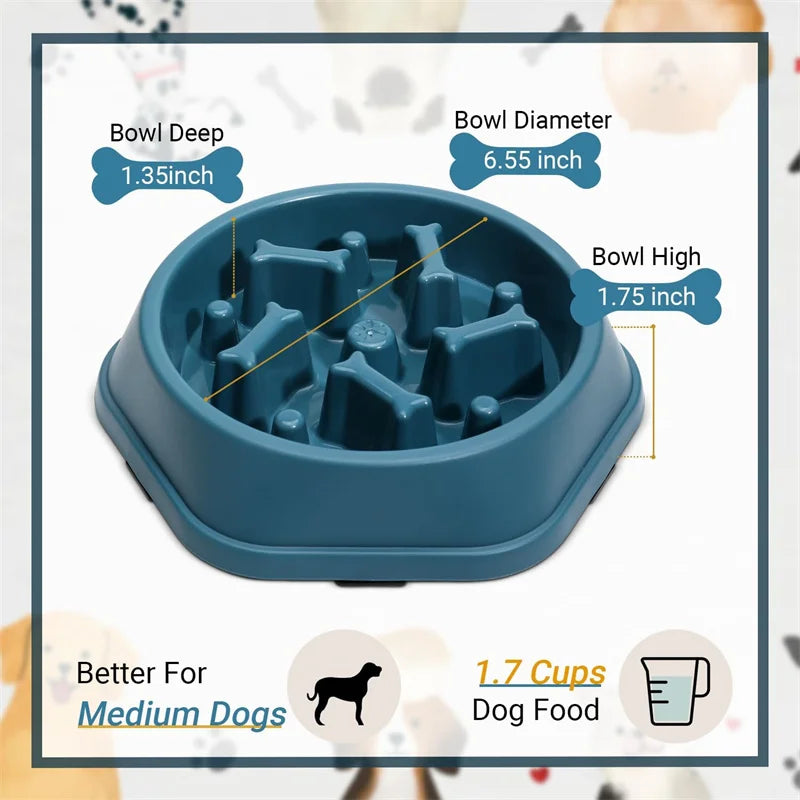 Dog Slow Feeder Bowl