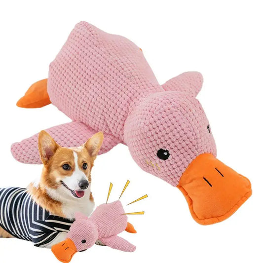 Squeaking Duck Dog Toy